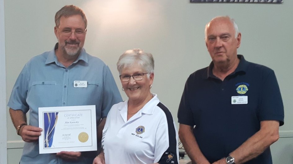 Lions Clubs International President's Award for Camp Quality Chair
