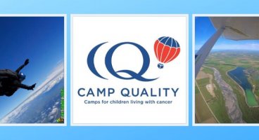 Taking a dive for Camp Quality Christchurch